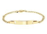 Armband ADELIA´S "Damen Armband – Panzerarmband aus Edelstahl 18 cm", gold, Armbänder, Damen, 18cm, Edelstahl, Armband, Ein Geschenk, das Freude macht
