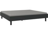 Bett WIMEX "Easy, große Auswahl an Größen und Farben, auch in Komforthöhe", grau (graphit, schwarz), H:38cm L:210cm, Betten, Bett, ohne Kopfteil, ideal unter Dachschrägen oder Fenster