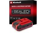 Akku EINHELL "»SEALED PXC Plus A1«", rot, schwarz, blau, B:85mm H:50mm T:132mm, Akkumulatoren, 18 V, 3 Ah