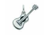 Kettenanhänger ADELIA´S "Anhänger Gitarre 925 Silber – Silberanhänger Gitarre", silber, Schmuckanhänger, Damen, Silber 925 (Sterlingsilber), Kettenanhänger, Silberanhänger Gitarre