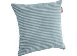 Dekokissen PAIDI "Cord in verschiedenen Ausführungen, Polyester, 60/40x40 cm", dusty blau, unifarben, B:40cm H:10cm L:40cm, Polyester, Dekokissen_Sitzkissen_Kissenhüllen, Zierkissen mit Füllung, abnehmbarer und waschbarer Bezug