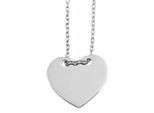 Kette mit Anhänger ADELIA´S "Damen 925 Silber Halskette mit Anhänger Herz unbekannt cm", silber (silber, herz), Halsketten, Damen, Silber 925 (Sterlingsilber)