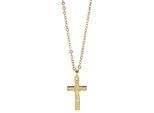Kette mit Anhänger ADELIA´S "Herren Edelstahl Ankerkette Halskette mit Anhänger Kreuz", gold (gold, kreuz), Halsketten, Herren, unbekannt, Edelstahl