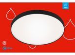 BRILONER LEUCHTEN LED Deckenleuchte "MALBONA", schwarz-weiß (schwarz, weiß), Leuchten, LED Deckenleuchte