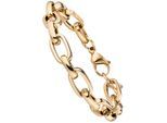 Armband JOBO "Statement", gold (goldfarben), Armbänder, Damen, 22cm, Edelstahl, Armband, Edelstahl goldfarben 22 cm