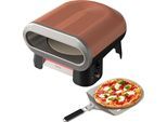 TEFAL Pizzaofen "Pizza Pronto", orange, B:45cm H:30cm T:50cm, Pizzaöfen, 4 Temperaturstufen (250–400C), automatischer Drehstein, Pizzaschieber