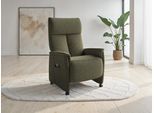 TV-Sessel SIT & MORE "Cremona Comfort Plus", olive, B:87cm H:121cm T:89cm, 100% Polyester, Sessel, TV-Sessel, bis 200 Kg belastbar, mit Herz-Waage Funktion