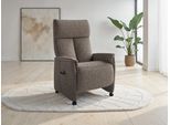 TV-Sessel SIT & MORE "Cremona Comfort Plus", cappuccino, B:87cm H:121cm T:89cm, 100% Polyester, Sessel, TV-Sessel, bis 200 Kg belastbar, mit Herz-Waage Funktion