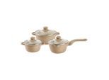 Kochtopfset Magnus Beige, 6-Teilig