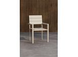Gartenstuhl VENTURE HOME "Levels, Outdoor-Sitz für den Außenbereich", beige, beige, beige, B:58cm H:90cm T:60cm, Aluminium, Stühle, Gartenstuhl, Outdoorstuhl rund, Aluminiumgestell, outdoor-geeignet