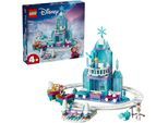 Konstruktionsspielsteine LEGO "Elsas Schlittenfahrt um den Eispalast (43281), LEGO Disney Princess", bunt, Spielbausteine, Kinder, Kunststoff, Konstruktionsspielsteine, Made in Europe
