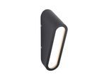 LED Außen-Wandleuchte PAULMANN "Cliff IP44 64x116mm 3000K 9,5W 300lm 230V Anthrazit Aluminium", grau (anthrazit), B:6,4cm H:24,2cm T:11,6cm, Leuchten, LED Außen-Wandleuchte, seewasserresistent