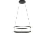 PAUL NEUHAUS LED Pendelleuchte "CONNI", schwarz, 2, Ø 50cm H: 60cm, 1 Stk., Leuchten, Touchdimmer, separat schaltbar, Memoryfunktion, Deko-Ablagefläche, LED Pendelleuchte