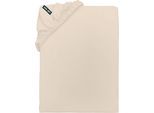 Spannbettlaken CAMP DAVID "CAMP DAVID", beige, L:200cm, Baumwoll-Jersey, Obermaterial: 100% Baumwolle, Bettlaken, Spannbettlaken, gewebtes Label