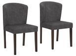 Esszimmerstuhl OTTO HOME "Prato", braun (braun, schwarz), B:50cm H:83cm T:64cm, Kunstleder, Polyurethan, Stühle, Esszimmerstuhl