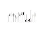 Besteck-Set VILLEROY & BOCH "Lunch Tafelbesteck NewWave 113er Set silber", silber, Essbesteck-Sets, Besteck-Set