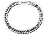 Edelstahlarmband ADELIA´S "Unisex Armband aus Edelstahl" Gr. 24, silber, Armbänder, Herren, 24, Edelstahl, Edelstahlarmband