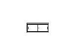 Schäfer Shop Genius Schiebetürenschrank TETRIS SOLID, 2 OH, Mitteltrennwand, B 1600 x T 413 x H 818 mm, lichtgrau/weißalu
