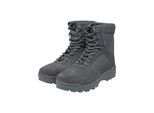 Stiefel BRANDIT "Brandit Tactical Zipper Boots", Damen, Gr. 45, antracite, Polyamid, unifarben, Schuhe Stiefel