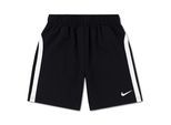 Shorts NIKE SPORTSWEAR "NKB B NSW GOAL MODE FT SHORT", Jungen, Gr. 116, N-Gr, schwarz, Obermaterial: 71% Polyester, 24% Elasthan, 4% Viskose, 1% sonstige Fasern, Hosen Shorts, bequeme Passform, für Freizeitaktivitäten, aus Polyester und Viskose