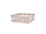 Chipolino Laufstall Easy Set Spielmatte 180 x 180 cm Aufbewahrungstasche weich beige