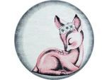 Kinderteppich Bambi Rosa Ø ca. 160 cm