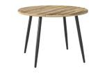 Ambia Garden Gartentisch, Akazie, Holz, Metall, Akazie, vollmassiv, rund, 120x120x76 cm, FSC 100%, wetterfest, Gartenmöbel, Gartentische, Gartentische