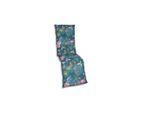 Relaxsesselauflage, Blau, Grün, Rosa, Textil, Flamingo, Füllung: Schaumstoff, Vlies, 50x7x170 cm, Oeko-Tex® Standard 100, pflegeleicht, hochwertige Qualität, langlebig, für den Außenbereich geeignet, mittels Bändern zu befestigen, Gurtband befestigen, Outdoor-Kissen, Gartenstuhlauflagen, Hochlehner-Auflagen