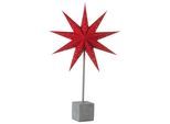 Dekostern Hard Tablestar Kirschrot max. 25 Watt