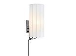 Wandleuchte Markslöjd Hikari Schwarz/Weiß max. 60 Watt Wandlampe