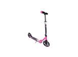 muuwmi Aluminium Scooter – Tretroller, 205 mm, ABEC 7, für Kinder und Erwachsene, GS-geprüft, höhenverstellbar, pink