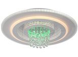JUST LIGHT LED Deckenleuchte "TOLAGO", weiß, 2, Ø 39cm H: 12cm, 1 Stk., Leuchten, CCT+RGB, stufenlos dimmbar, separat steuerbar, IR-FB., Memoryfunktion, LED Deckenleuchte