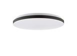 BRILLIANT LED Deckenleuchte "Livio", weiß, schwarz, 1, Ø 38cm H: 6cm, 1 Stk., Leuchten, Ø 38,5 cm, 2500 lm, 3000 K, Bewegungsmelder, schwarz, LED Deckenleuchte