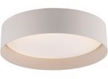 LED Deckenleuchte "TAVOLI", sandbrise, 1, Ø 28,5cm H: 7cm, 1 Stk., SCHÖNER WOHNEN-KOLLEKTION, Leuchten, SCHÖNER WOHNEN Kollektion, CCT 2700-6500K, IR-Fernbedienung, Dimmbar, LED Deckenleuchte