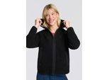 Kapuzenplüschjacke CMP, Damen, Gr. 48, nero, Obermaterial: 100% Polyester, normal, Jacken, sportlich-modernes Design, aus leichtem und atmungsaktivem Stoff