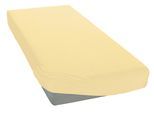 Spannbettlaken OTTO HOME "BLACKBERRY in BASIC und PREMIUM Qualität, 100% Baumwolle", gelb, B:180cm L:200cm, Jersey (110 g/m²), Obermaterial: 100% Baumwolle, Bettlaken, Spannbettlaken, für hohe Matratzen bis 28 cm, Bettlaken, Spannbetttuch, pflegeleicht, Topseller
