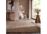 Teppich FLAIR RUGS "HEATHER", braun (terrakotta), B:120cm H:0mm L:170cm, Oberfläche: 100% Wolle. Rückseite: 100% Baumwolle, Teppiche, Teppich