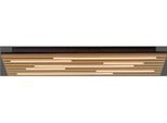 JUST LIGHT LED Deckenleuchte "AKUSTIK", holz, natur, 1, H: 5cm, 1 Stk., Leuchten, Akustikpaneel mit Echtholzfurnier: Eiche, LED Deckenleuchte