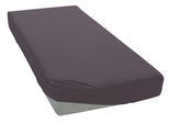 Spannbettlaken OTTO HOME "BLACKBERRY in BASIC und PREMIUM Qualität, 100% Baumwolle", grau (anthrazit), B:120cm L:200cm, Jersey (110 g/m²), Obermaterial: 100% Baumwolle, Bettlaken, Spannbettlaken, für hohe Matratzen bis 28 cm, Bettlaken, Spannbetttuch, pflegeleicht, Topseller