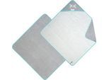 Kapuzenhandtuch DYCKHOFF "Panda", grau (platin), B:90cm L:90cm, Frottier, Frottier, Handtücher