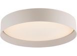 LED Deckenleuchte "TAVOLI", sandbrise, 1, Ø 39cm H: 7,3cm, 1 Stk., SCHÖNER WOHNEN-KOLLEKTION, Leuchten, SCHÖNER WOHNEN Kollektion, CCT 2700-6500K, IR-Fernbedienung, Dimmbar, LED Deckenleuchte