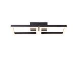 BRILLIANT LED Deckenleuchte "Tabea", schwarz, 1, H: 4cm, 1 Stk., Leuchten, LED-Profilleuchte, 20 x 41 x 5 cm, 2300 lm, 3000 K, Metall, schwarz, LED Deckenleuchte