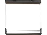 JUST LIGHT LED Deckenleuchte "SONTURA", schwarz, 2, H: 60cm, 1 Stk., Leuchten, Getrennt schaltbar, Memoryfunktion, LED Deckenleuchte