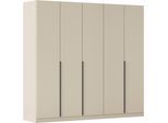 Drehtürenschrank OTTO HOME "Kleiderschrank Schrank Garderobe AGORDO Schlafzimmer", beige (beige (champagner)), B:226cm H:229cm T:54cm, Holzwerkstoff, Schränke, Drehtürenschrank, durchdachte Innenausstattung, in 8 Breiten und 2 Höhen MADE IN GERMANY, Topseller