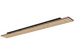 GLOBO LIGHTING Deckenleuchte "HAYDEN", schwarz matt, 1, H: 6cm, 1 Stk., Leuchten, Schwarze LED-Deckenleuchte, dimmbar, smart, Fernbedienung & Nachtlicht, Deckenleuchte