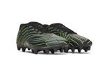 Fußballschuh UNDER ARMOUR "UA U SHADOW CLUB 4 FG", Damen, Gr. 41, schwarz, titan gray, hyper grün, Synthetik, Schuhe Fußballschuh, für Rasenplätze