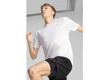 Laufshirt PUMA "M RUN VELOCITY TEE POLY", Herren, Gr. S, weiß (puma weiß), Web, Obermaterial: 100% Polyester, regular fit normal, Rundhals, Shirts Laufshirt, ergonomische Schnittführung, kurze Ärmel, Performance-T-Shirt