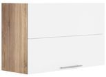 Faltlifthängeschrank WIHO KÜCHEN "Cali", weiß (front: weiß matt, korpus: sonoma eichefarben), B:90cm H:56,5cm T:35cm, Schränke, Faltlifthängeschrank, Breite 90 cm