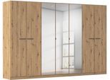 Drehtürenschrank RAUCH "Kleiderschrank Schrank Garderobe OTELI inkl. Inneneinteilung", eiche artisan, B:315cm H:210cm T:54cm, Holzwerkstoff, Schränke, Drehtürenschrank, mit zusätzlichen Einlegeböden, optional mit Spiegel MADE IN GERMANY