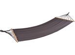 Hängematte GARDEN PLEASURE "»HAWAII«", grau (anthrazit), B:100cm L:280cm, Obermaterial: 65% Baumwolle, 35% Polyester, Hängematten, Hängematte, LxB: 280x100 cm, anthrazit
